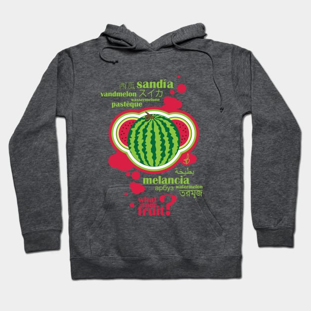 FruitHeads Watermelon Hoodie by younamit